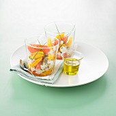 Cod tartare with citrus fruit and chives