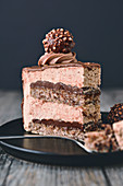 Rochers Ferrero chocolate cake