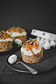 Individual Carrot Cake With Honey,Walnut And Grilled Pistachios