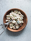 Bulgur salad with vegetables