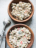 Bulgur salad with vegetables