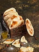 Olive oil and star anise galettes