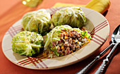 Stuffed cabbage leaves