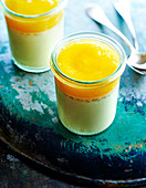 Mango panna cotta