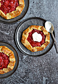 Small cherry tartlets