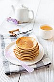 Pancakes With Honey And Cinnamon
