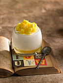 Yoghurt Mousse With Pineapple