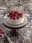 Cheesecake-Style Whipped Cream And Raspberry Cake