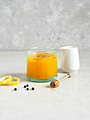 Turmeric tonic with honey
