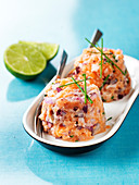 Salmon And Red Onion Tartare