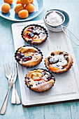 Apricot and Cherry Tartlets
