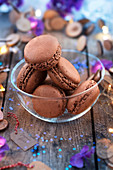 Chocolate Macarons