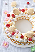 Easter pastry wreath