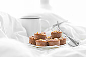 Chocolate and almond mignardises