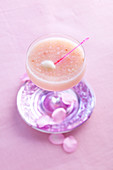 Rose and lychee cocktail