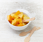 Fruit salad with mango and pineapple