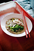 Hor-Fun - Chinese rice noodle dish with poultry and seafood