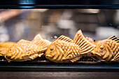 Fish-shaped pastry filled with azuki beans