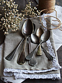 Assorted vintage spoons