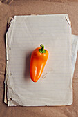 Orange-coloured snack peppers