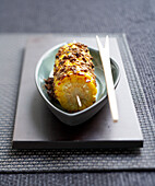 Grilled corn on the cob with spices