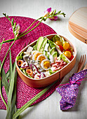 Cobb Salat in Bento-Box