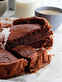 Schokoladenkuchen mit Schokomousse