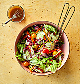 Detox salad with miso vinaigrette