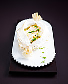 Fillet of plaice with fennel in paper