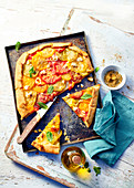 Rustic Old Tomato Pie to share