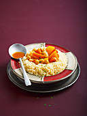 Red vegetable couscous