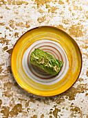 Wirsingröllchen mit veganer Füllung