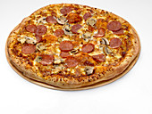 Chorizo pizza