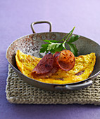 Omelette with bacon