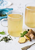 Ginger Mint Herbal Tea