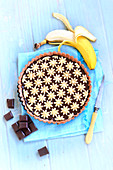 Chocolate banana pie