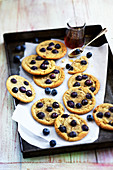 Blueberry and honey cookies