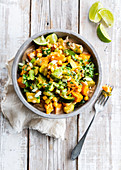 Sweet Potato, Chickpea and Zucchini Curry