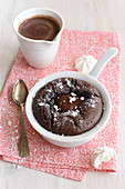 Chocolate Fondant Pudding mit Baiser