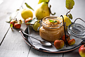 Apple and quince compote