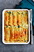 Cannelloni mit Spinat