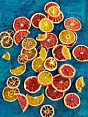 Assortment of citrus fruit slices