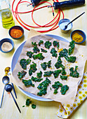 Kale cabbage crisps