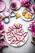Saint-Valentine biscuits