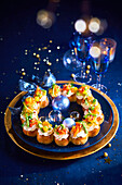 Christmas crown appetizer
