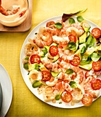 Shrimp Salad with Avocado and Cherry Tomatoes