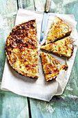 Quiche mit Zwiebeln und Comte