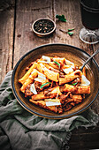 Rigatoni with bolognese