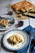 Spanakopita with spinach and feta (Greece)