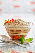 Zuppa Inglese with meringue topping